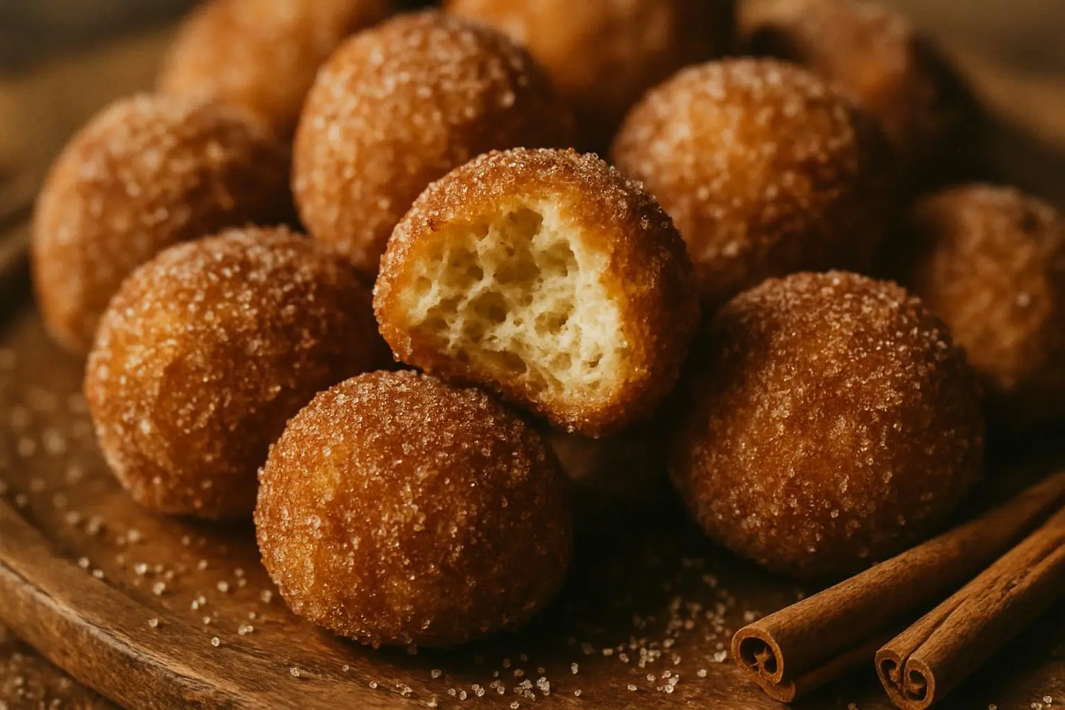Fluffy Air Fryer Churro Bites