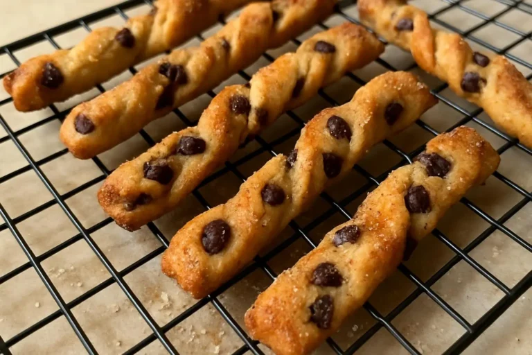 Chocolate Chip Cookie Dough Twists