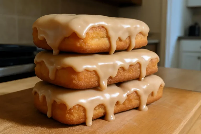 Soft Baked Maple Donut Bars