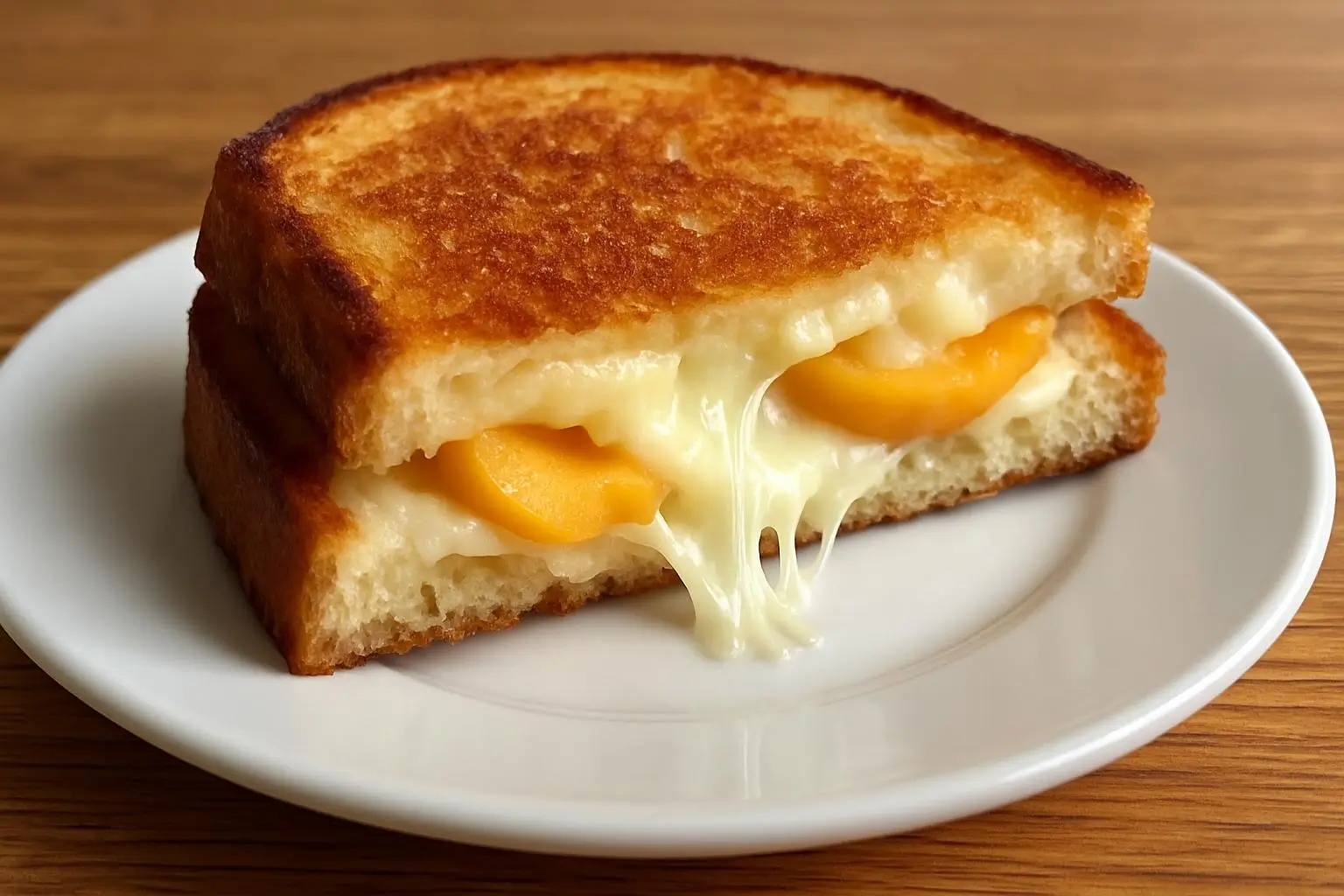 The Best Honey Peach White Cheddar Grilled Cheese