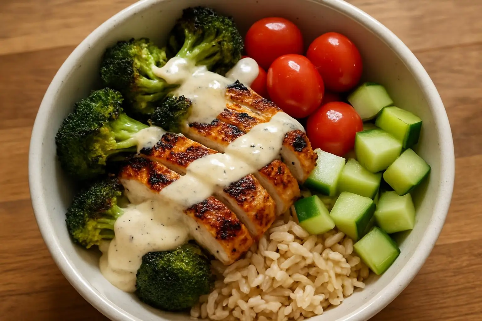 Grilled Chicken & Broccoli