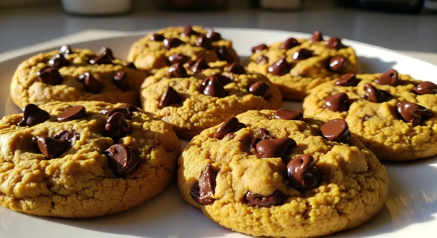 Pumpkin Chocolate Chip Cookies