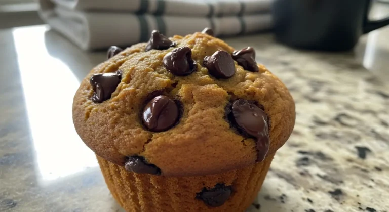 pumpkin chocolate chip muffins