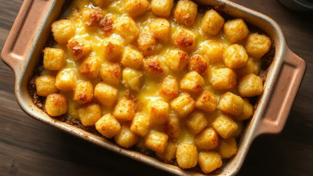 Simple and Delicious Tater Tot Casserole