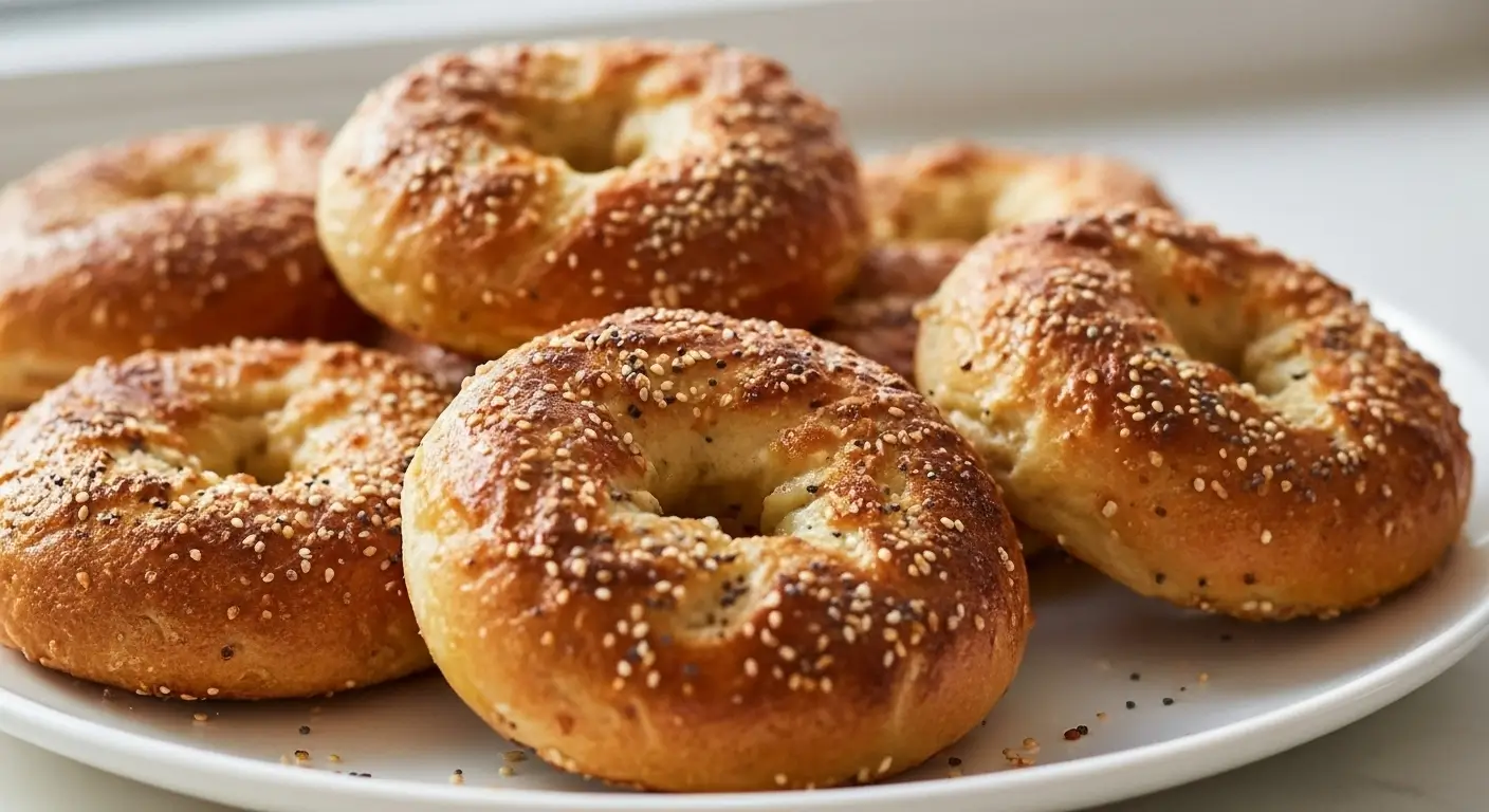 Fluffy And Healthy Greek Yogurt Bagels