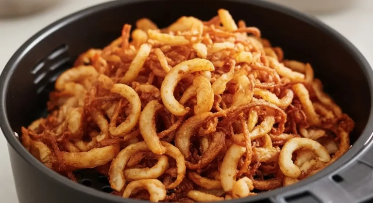Healthy Air Fryer Crispy Onions