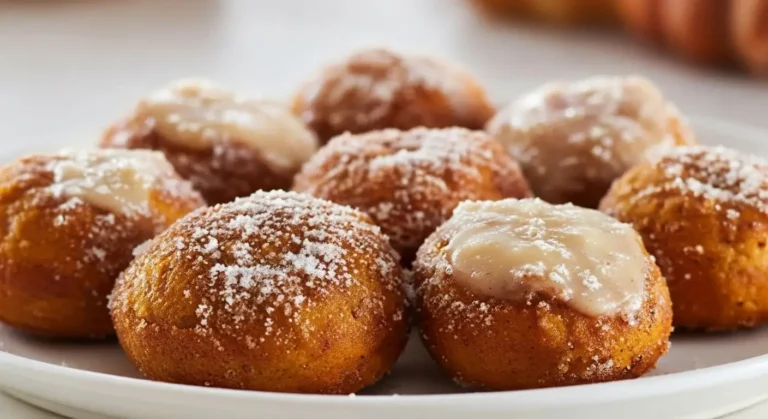 Healthy Pumpkin Donut Holes