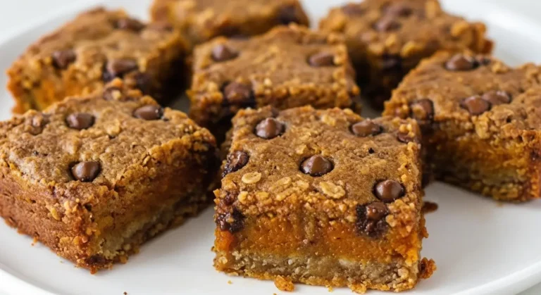 Healthy Pumpkin Oatmeal Bars
