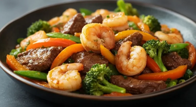 High-Protein Steak and Shrimp Stir-Fry