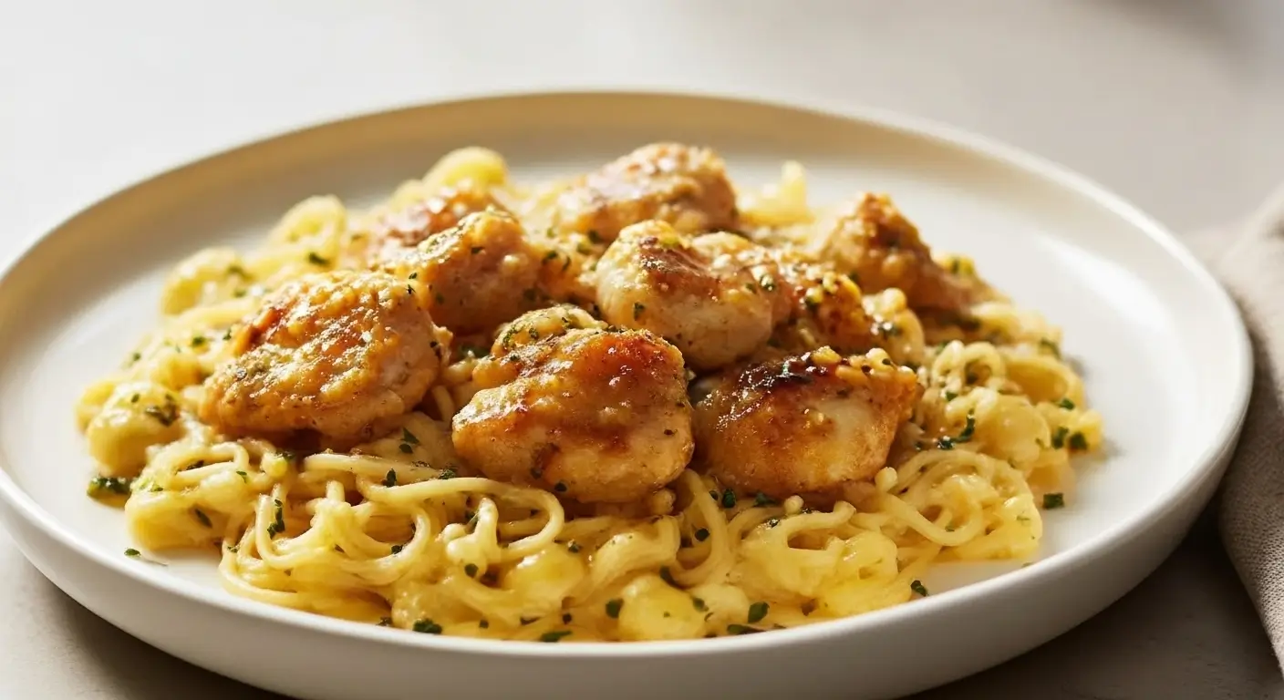 Kid-Friendly Buttered Noodles and Chicken