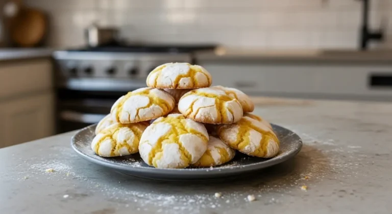Lemon Crinkle Cookies