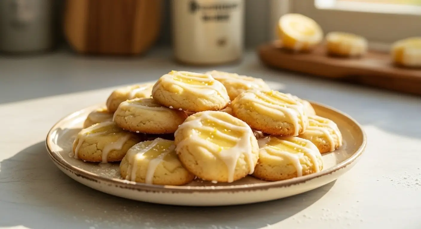Lemon Gooey Butter Cookies