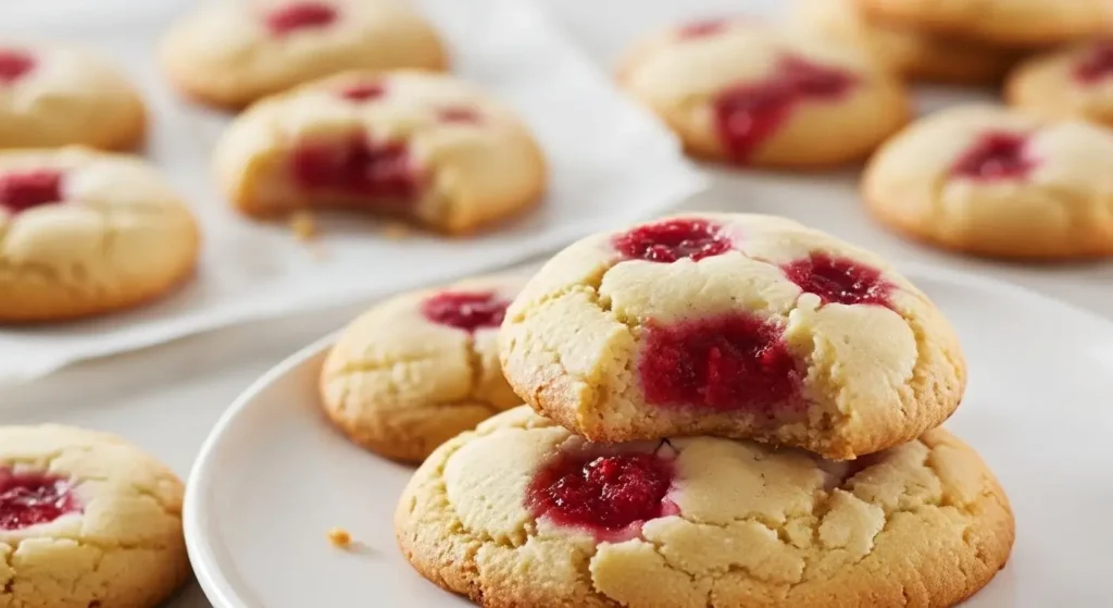 The Best Soft Lemon Raspberry Cookies