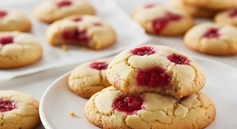 The Best Soft Lemon Raspberry Cookies